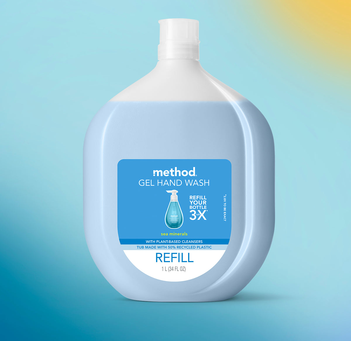 gel hand wash refill 1L sea minerals new packaging method home singapore