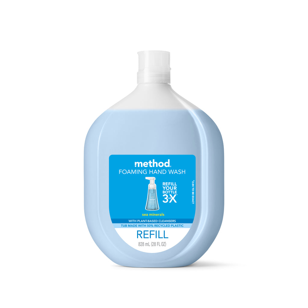 foaming hand wash refill 828ml - sea minerals (new packaging)