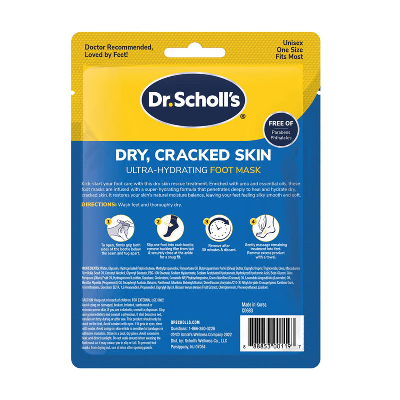 Dr Scholl's Dry Cracked Skin Ultra-Hydrating Foot Mask