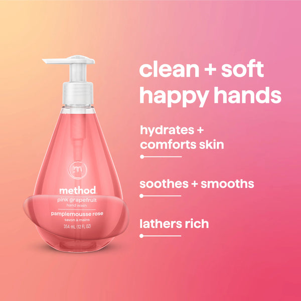 gel hand wash 354ml - pink grapefruit