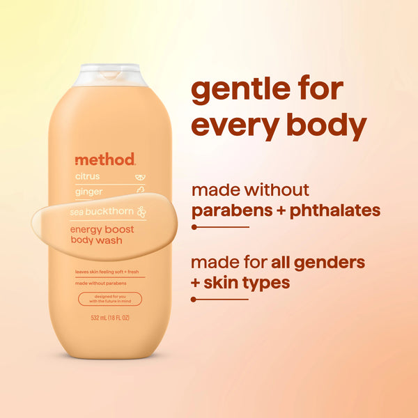 body wash 532ml - energy boost