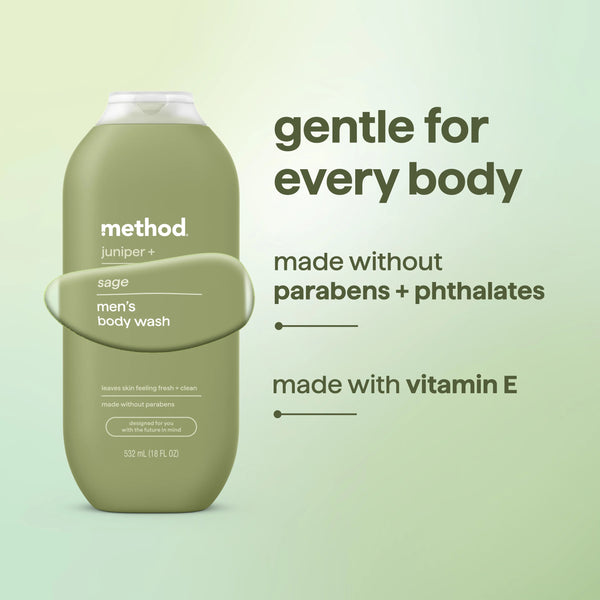 body wash 532ml - juniper + sage