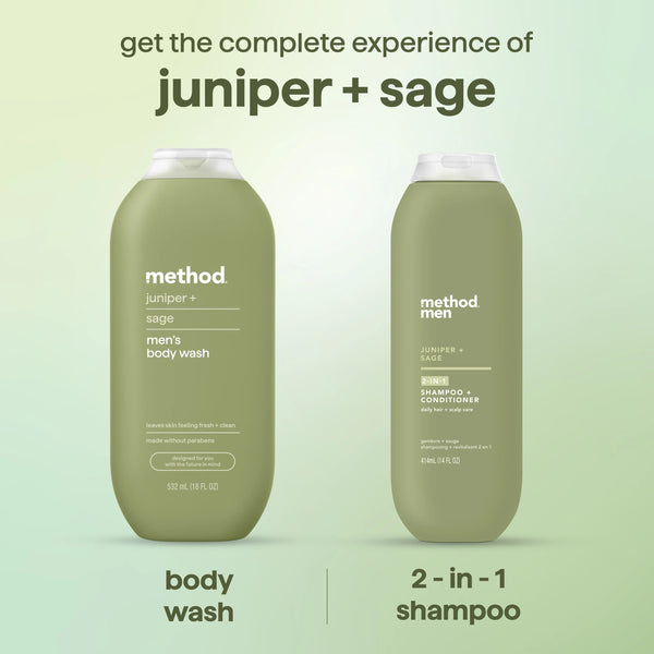 body wash 532ml - juniper + sage