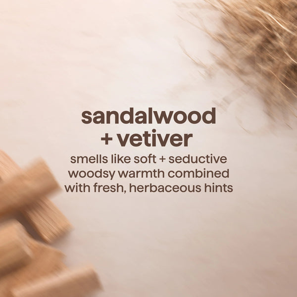 body wash 532ml - sandalwood + vetiver