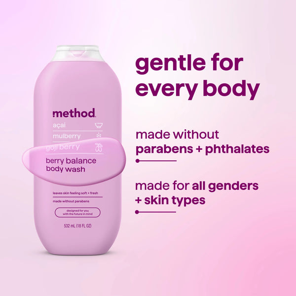 body wash 532ml - berry balance