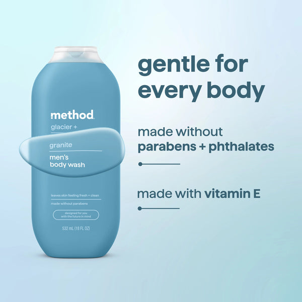 body wash 532ml - glacier + granite