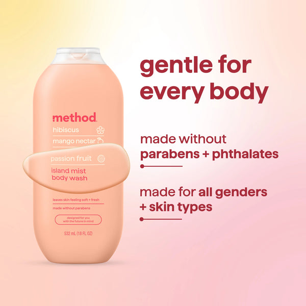 body wash 532ml - island mist