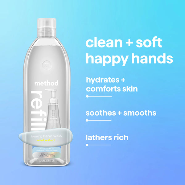 foaming hand wash refill 828ml - sweet water