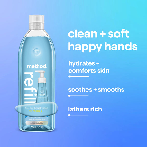 foaming hand wash refill 828ml - sea minerals