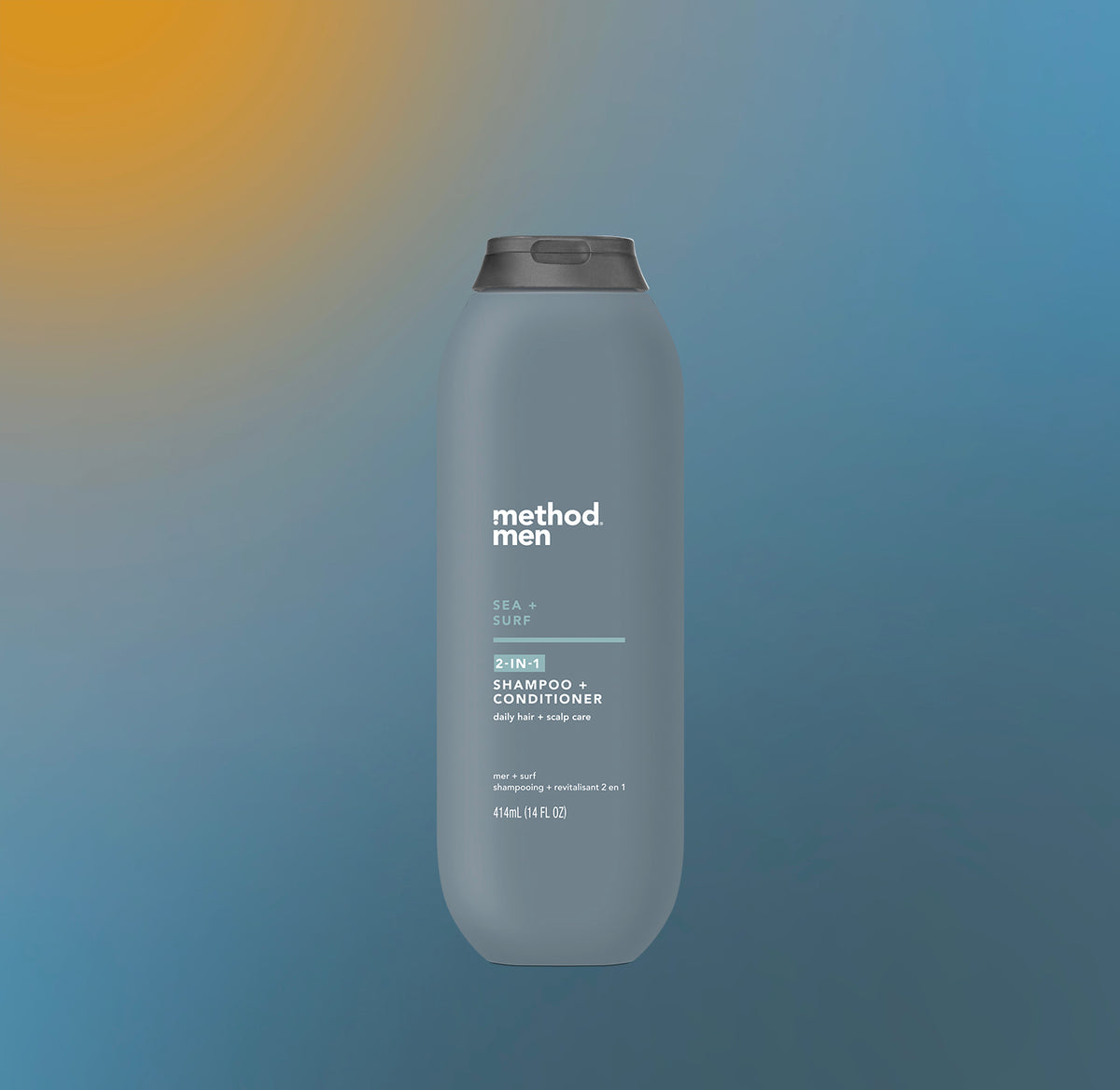 2 in 1 shampoo + conditioner 414ml - sea + surf | method home singapore