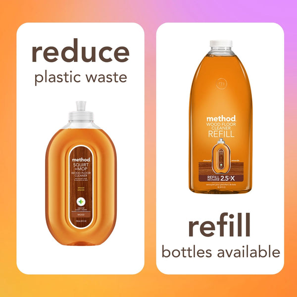 wood floor cleaner refill 2L - almond