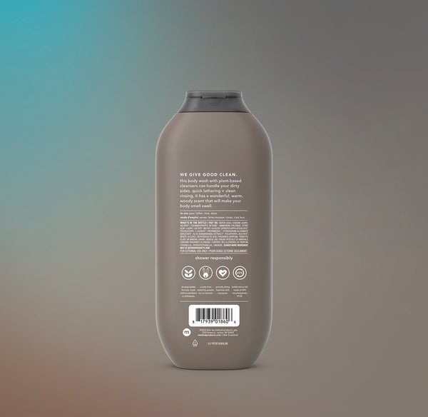 (carton of 6) body wash 532ml - cedar + cypress