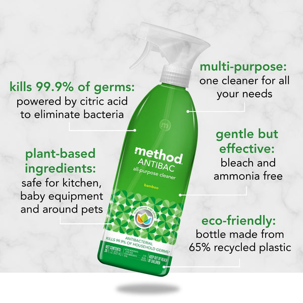 antibac all purpose cleaner 828ml - bamboo