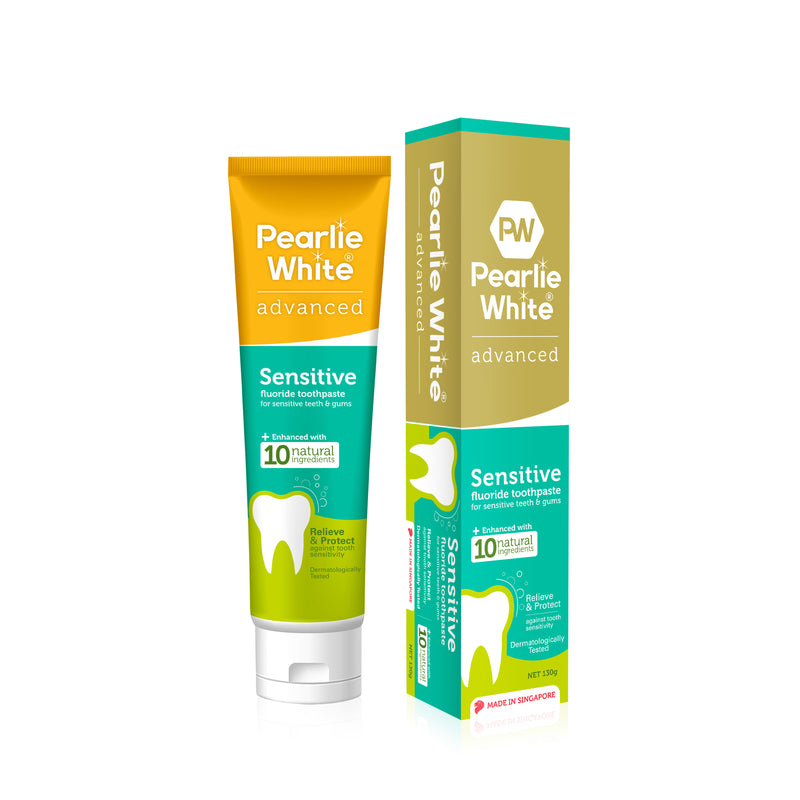 Pearlie White Advanced Sensitive Fluoride Toothpaste 130g