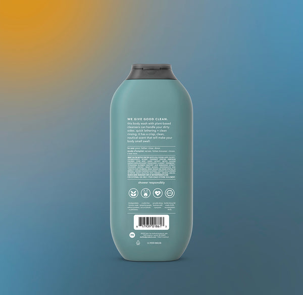 body wash set B: cedar cypress (2) + sea surf (2) + sandalwood vetiver (2)
