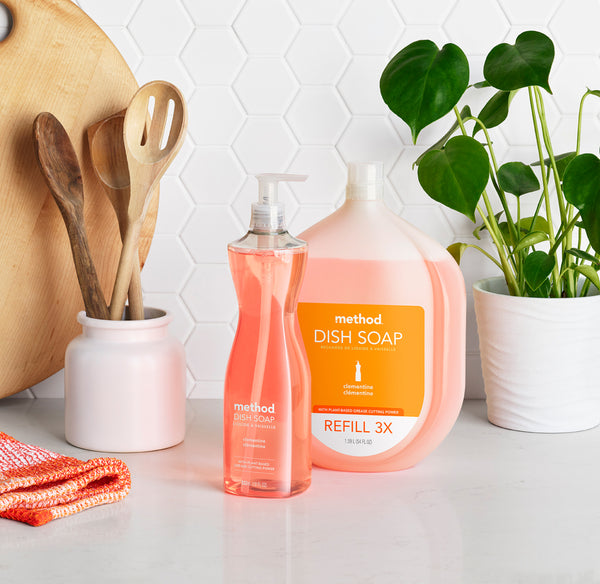 dish soap refill 1.59L - clementine (new packaging)
