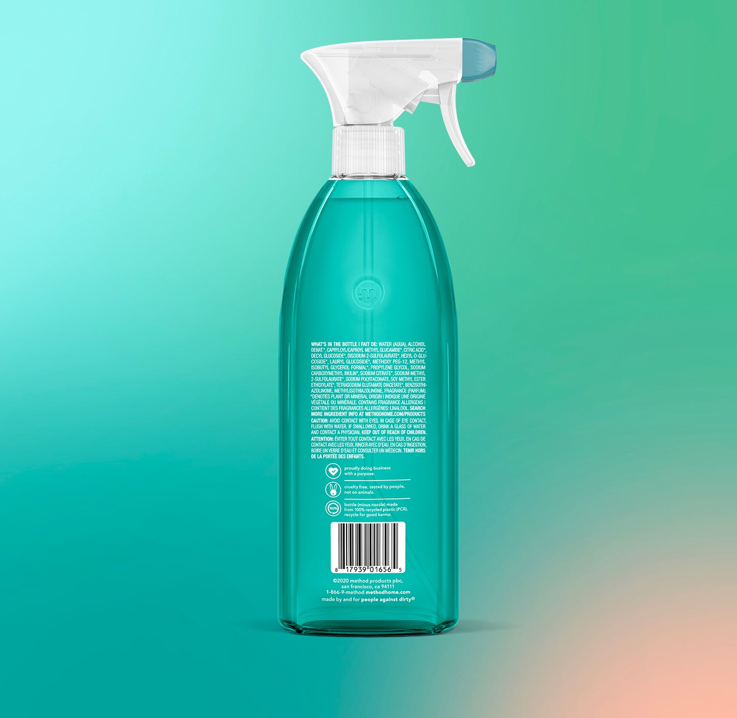 foaming bathroom cleaner 828ml eucalyptus mint method home singapore
