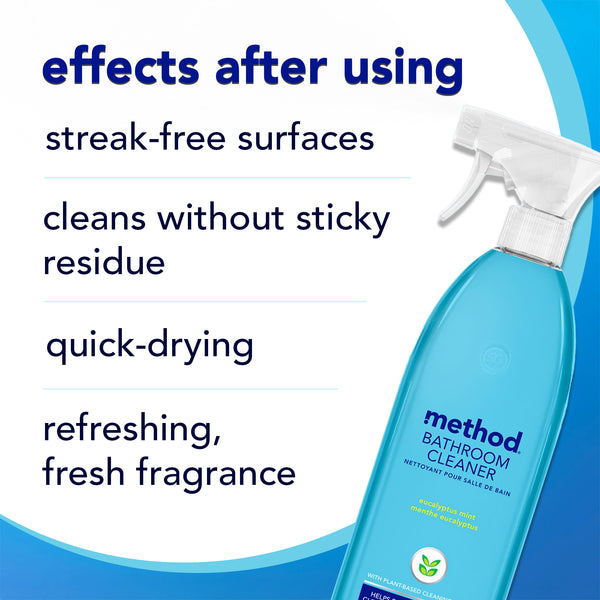 bathroom cleaner 828ml - eucalyptus mint