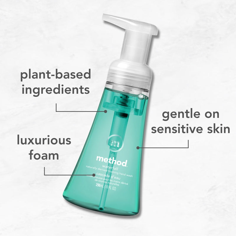 (carton of 4) foaming hand wash refill 828ml - waterfall