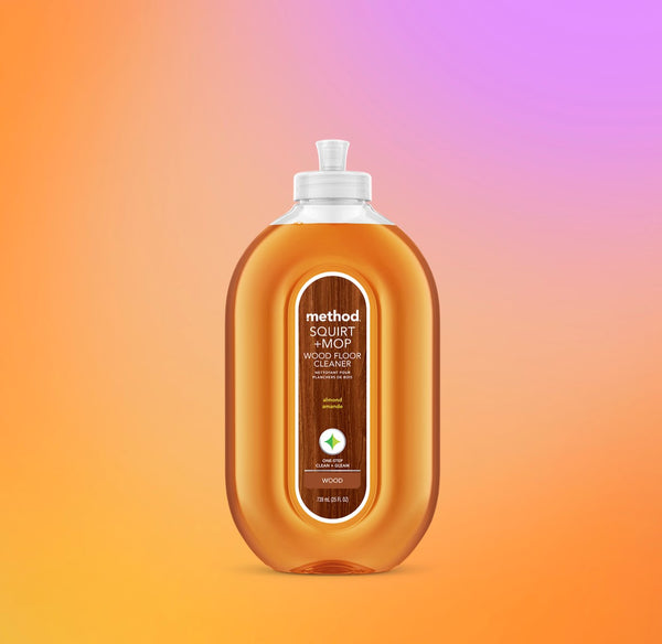squirt + mop wood floor cleaner 739ml - almond