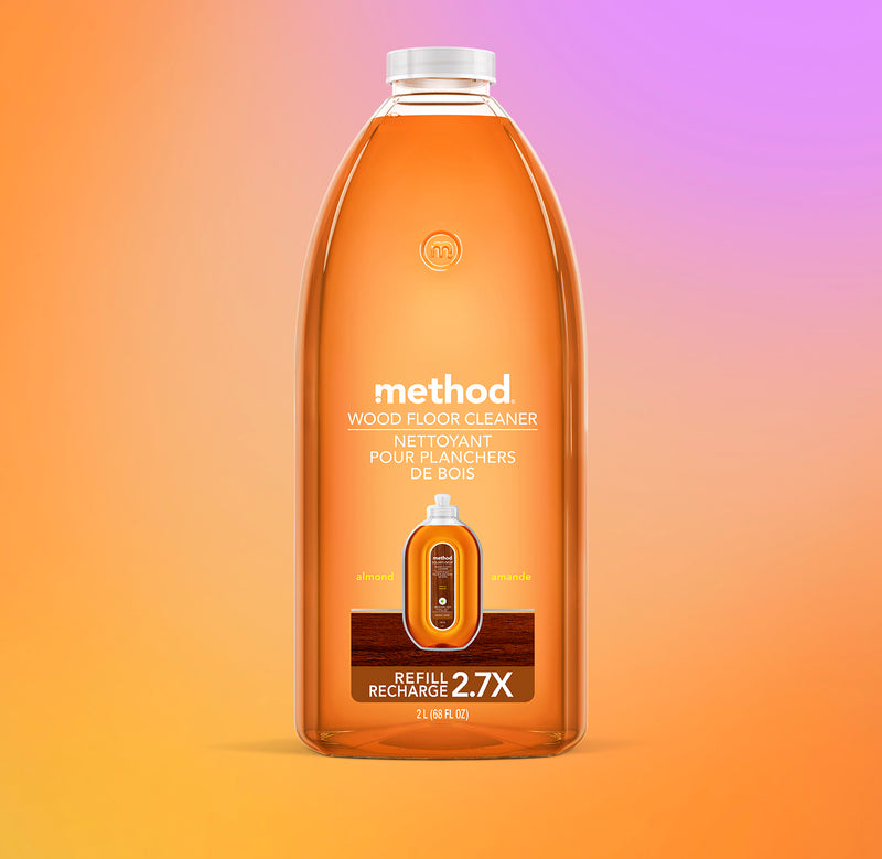 wood floor cleaner refill 2L - almond