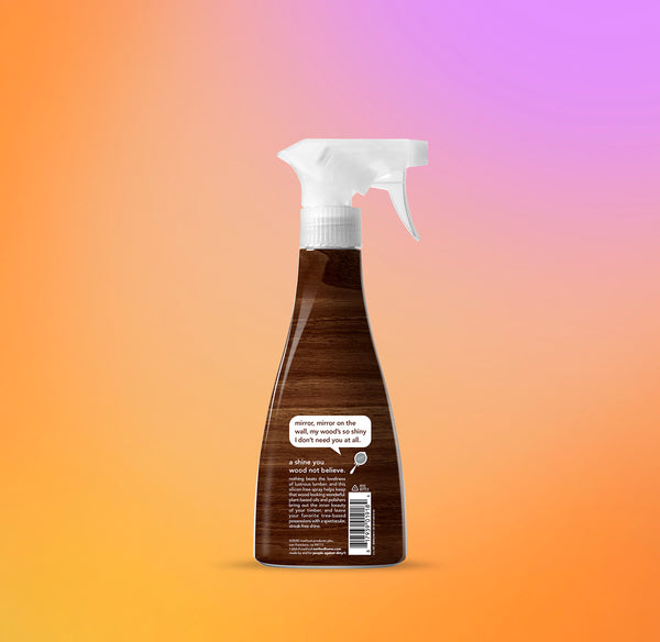 wood polish 414ml - almond