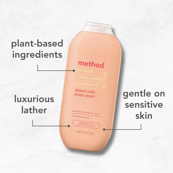 body wash 532ml - island mist
