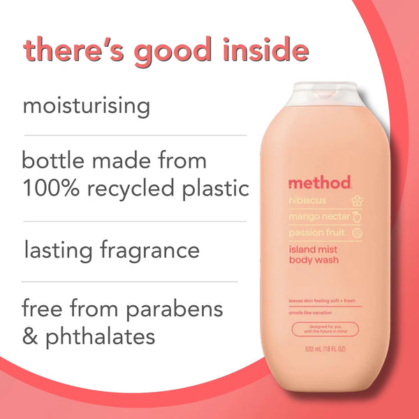 body wash 532ml - island mist