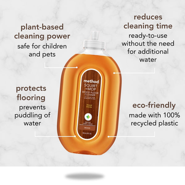 wood floor cleaner refill 2L - almond