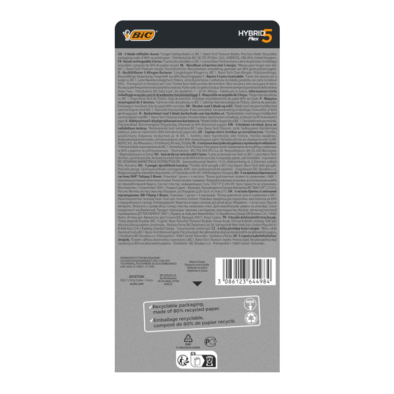 BIC Flex 5 Hybrid Blister 1+4 (Shaver)
