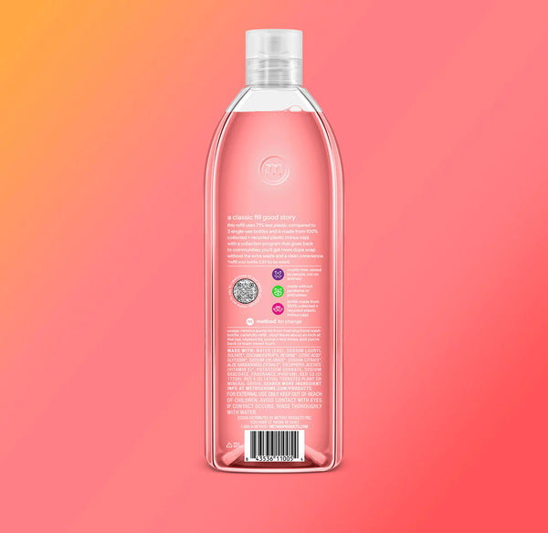 foaming hand wash refill 828ml - pink grapefruit