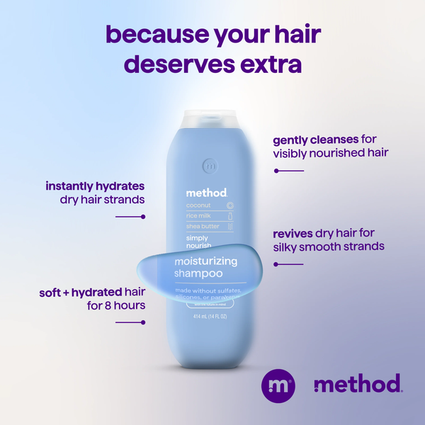 moisturising shampoo 414ml - simply nourish
