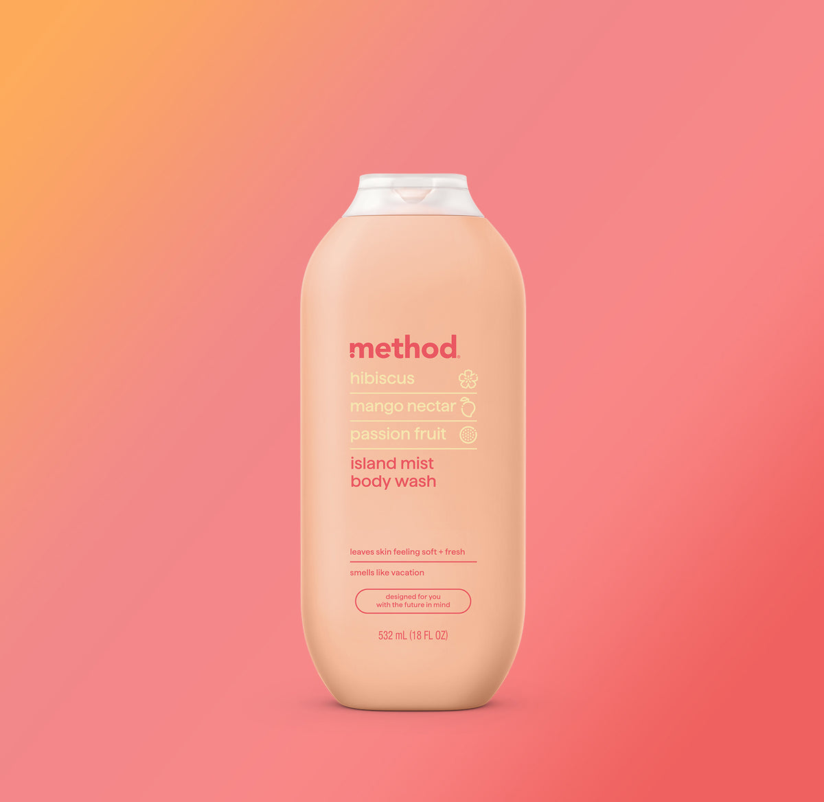 body wash 532ml - island mist | method home singapore