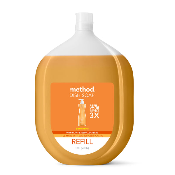 dish soap refill 1.59L - clementine (new packaging)
