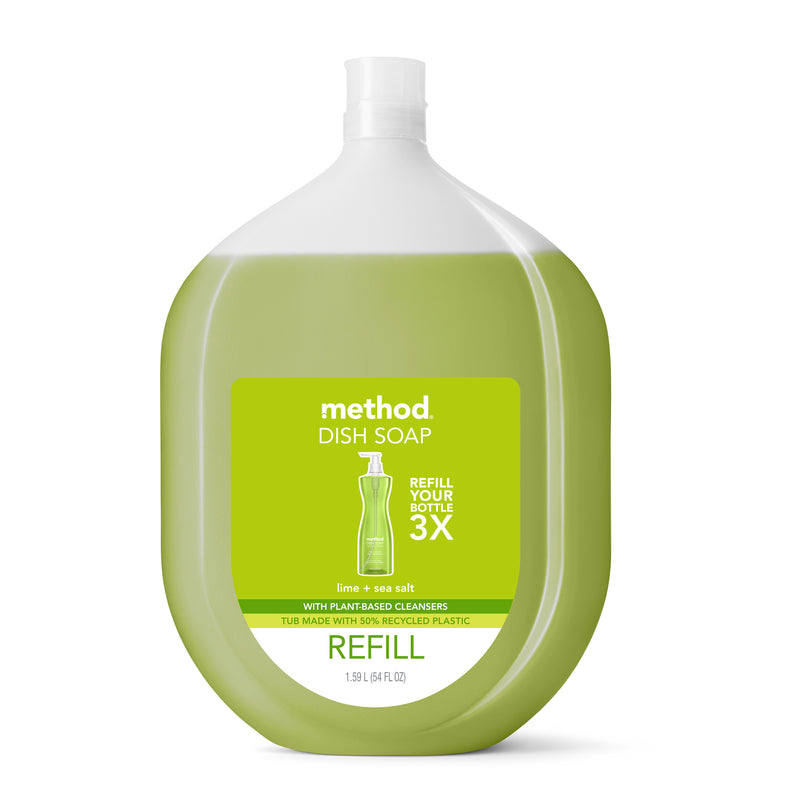 dish soap refill 1.59L - lime + seasalt (new packaging)