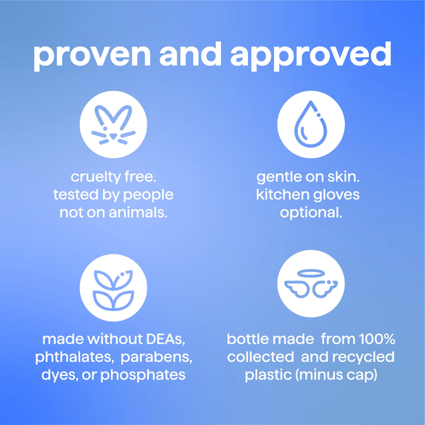 liquid dish soap 473ml - free & clear