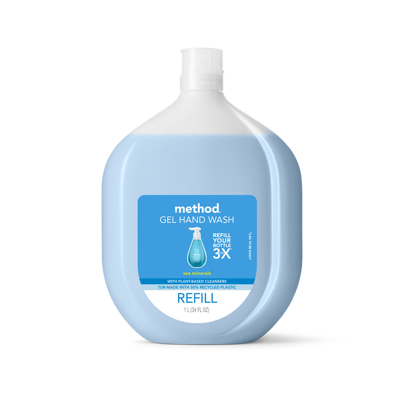 gel hand wash refill 1L - sea minerals (new packaging)