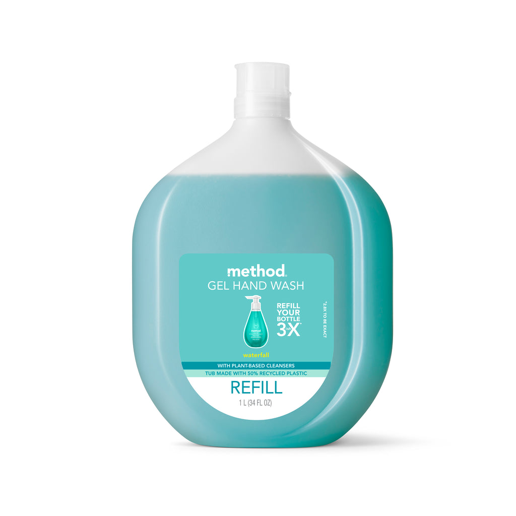 gel hand wash refill 1L - waterfall (new packaging)