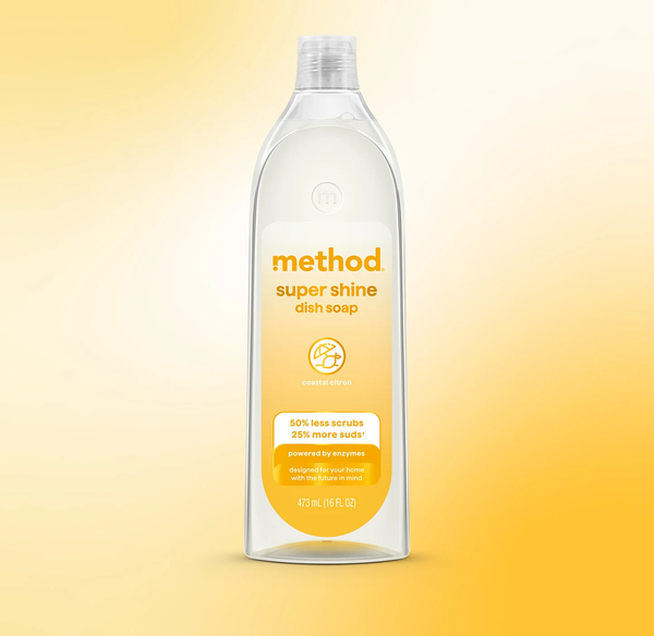 liquid dish soap 473ml - coastal citron