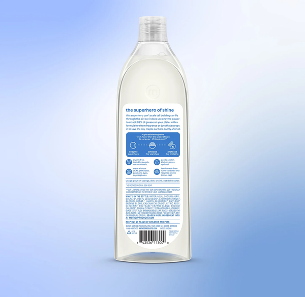 liquid dish soap 473ml - free & clear