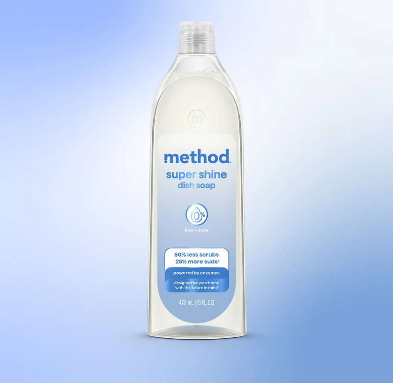 liquid dish soap 473ml - free & clear