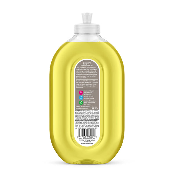 squirt + mop hard floor cleaner 739ml - lemon ginger