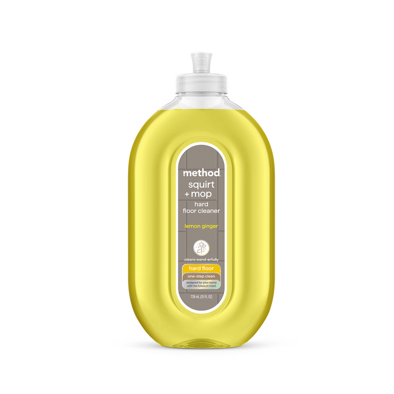 squirt + mop hard floor cleaner 739ml - lemon ginger