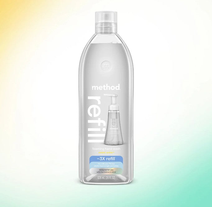 (carton of 4) foaming hand wash refill 828ml - sweet water