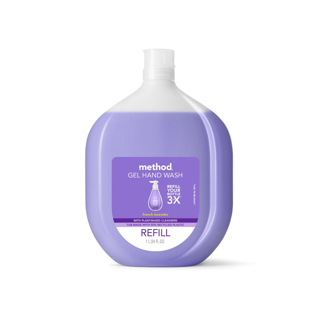gel hand wash refill 1L - french lavender (new packaging)