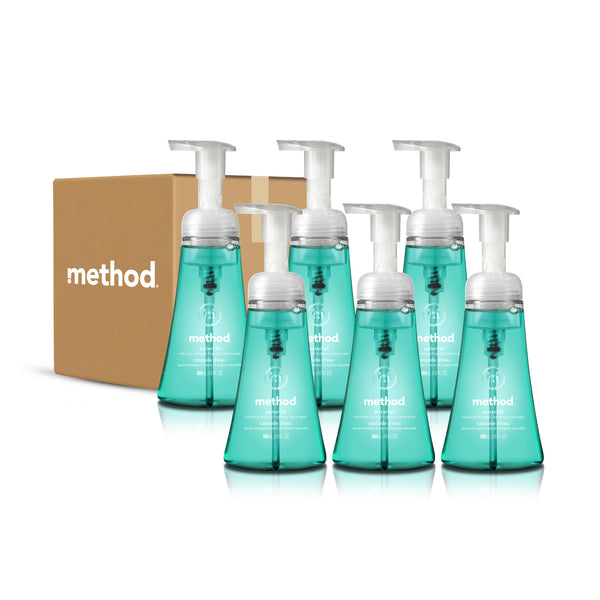 (carton of 6) foaming hand wash 300ml - waterfall