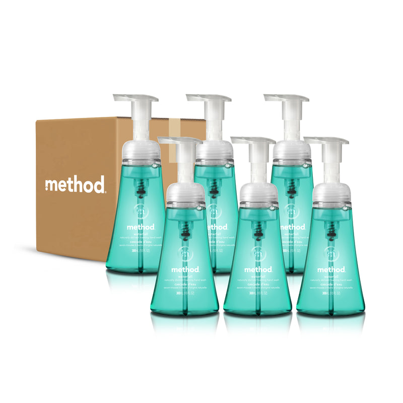 (carton of 6) foaming hand wash 300ml - waterfall