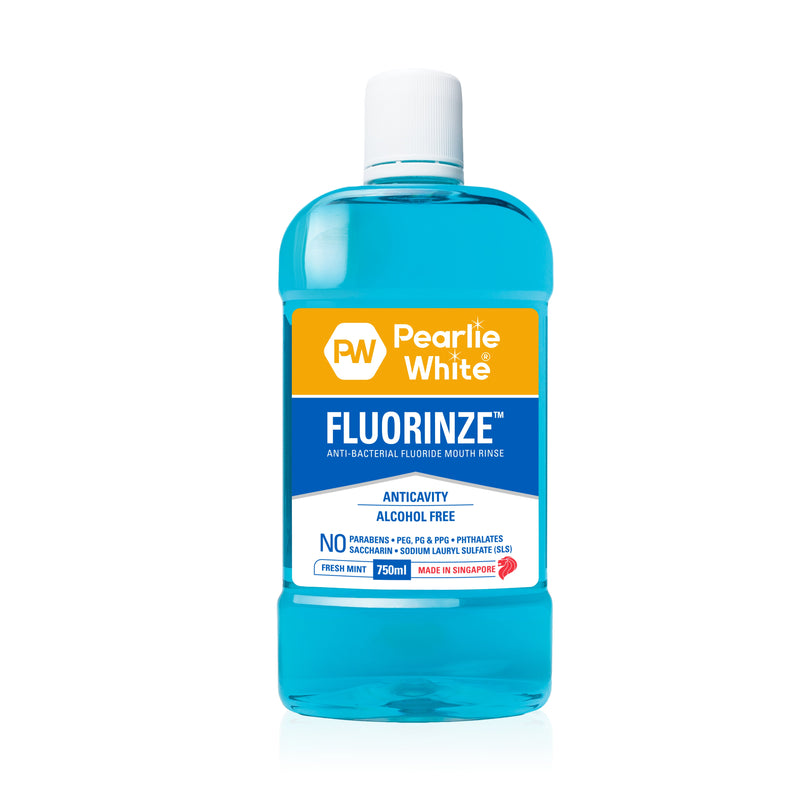 Pearlie White Fluorinze Antibacterial Fluoride Mouth Rinse 750ml