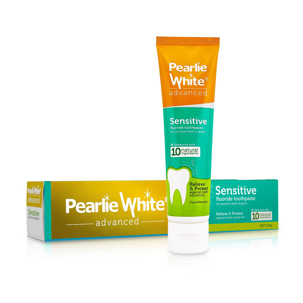 Pearlie White Advanced Sensitive Fluoride Toothpaste 130g