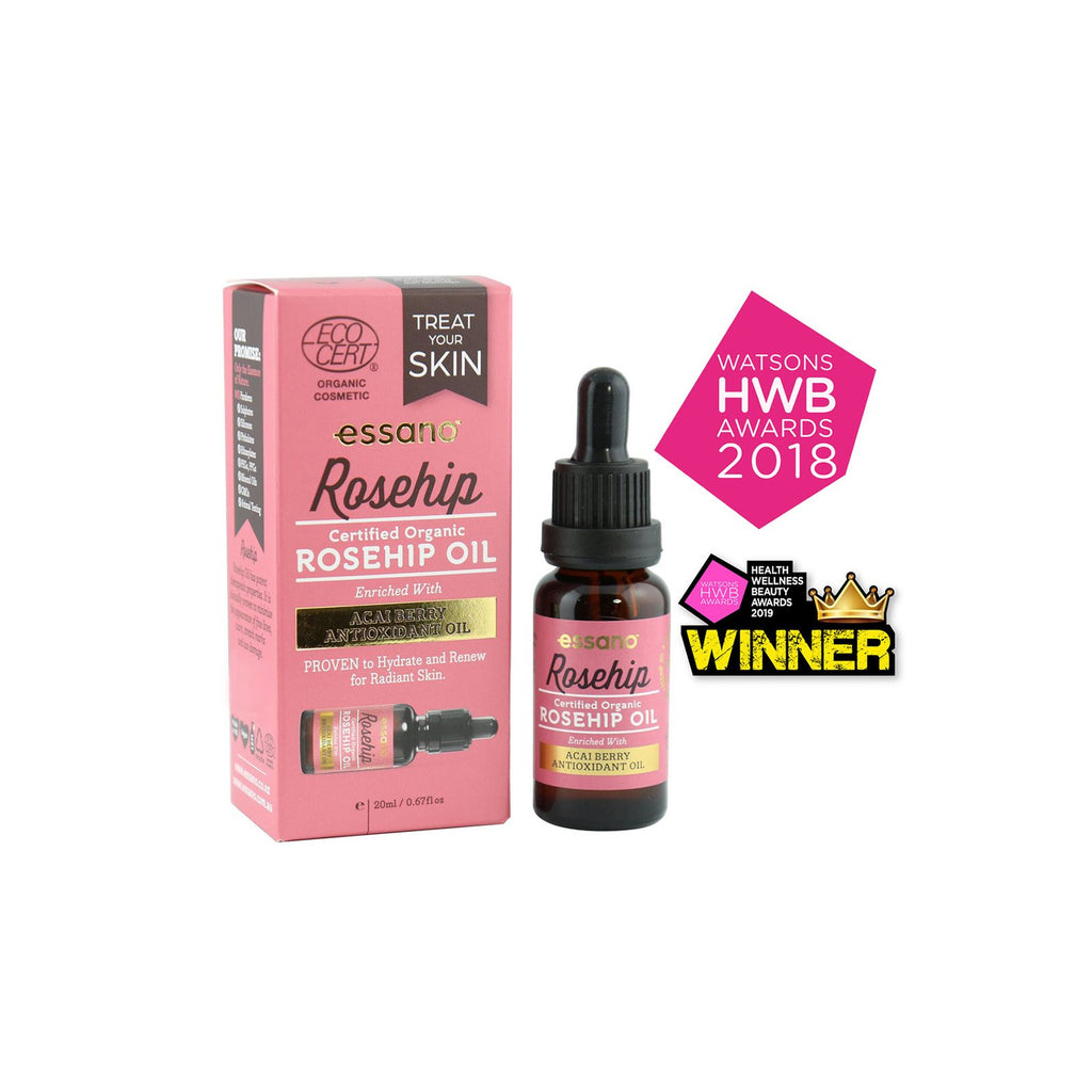 Essano Certified Organic Rosehip Oil 20ml